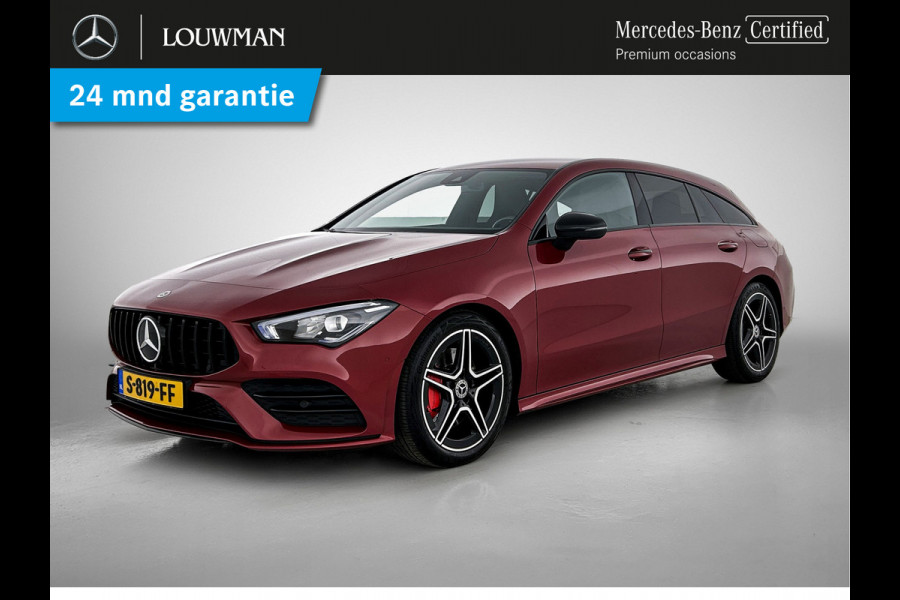 Mercedes-Benz CLA-Klasse Shooting Brake 200 AMG Line 5 spaaks lichtmetalen velgen | Navigatie | MBUX wide screen | Parking support met camera | speciale uitlaten achter Inclusief 24 maanden MB Certified garantie voor Europa.