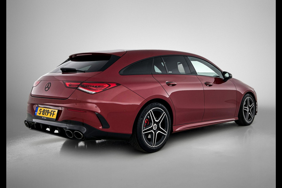 Mercedes-Benz CLA-Klasse Shooting Brake 200 AMG Line 5 spaaks lichtmetalen velgen | Navigatie | MBUX wide screen | Parking support met camera | speciale uitlaten achter Inclusief 24 maanden MB Certified garantie voor Europa.