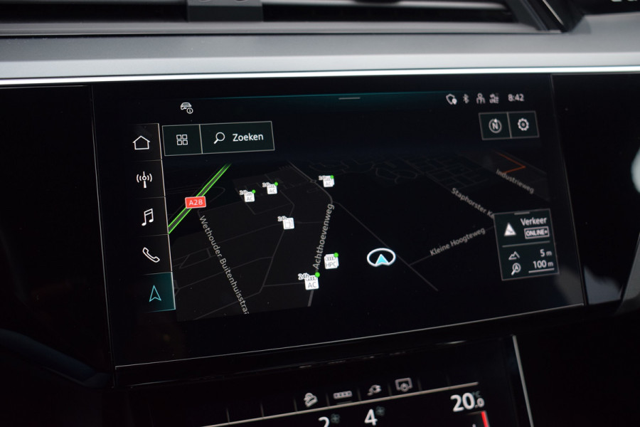 Audi Q8 e-tron 55 quattro 408pk 115kWh | Pano | Camera | Luchtvering | 22"