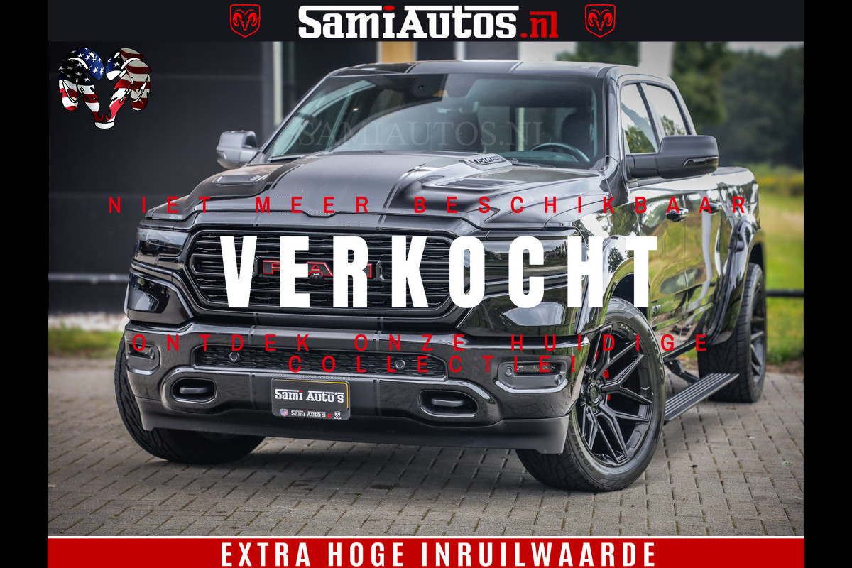 Dodge Ram 1500 THE HULK | CARBON | LIMITED 5.7 V8 | WIDE BODY KIT | RAMBOX | MULTI TAILGATE | LPG G3 | LUCHTVERING | ADAPTIVE | HUD | DIGI CLUSTER | DIGI MIRROR | 3500Kg