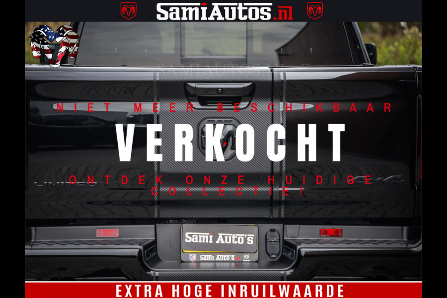 Dodge Ram 1500 THE HULK | CARBON | LIMITED 5.7 V8 | WIDE BODY KIT | RAMBOX | MULTI TAILGATE | LPG G3 | LUCHTVERING | ADAPTIVE | HUD | DIGI CLUSTER | DIGI MIRROR | 3500Kg