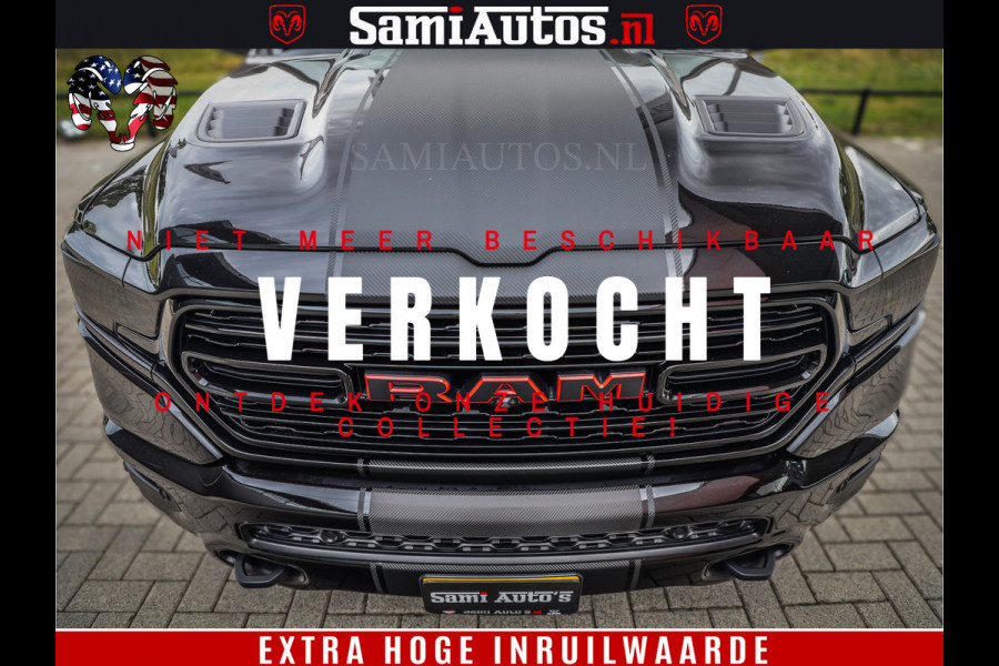 Dodge Ram 1500 THE HULK | CARBON | LIMITED 5.7 V8 | WIDE BODY KIT | RAMBOX | MULTI TAILGATE | LPG G3 | LUCHTVERING | ADAPTIVE | HUD | DIGI CLUSTER | DIGI MIRROR | 3500Kg