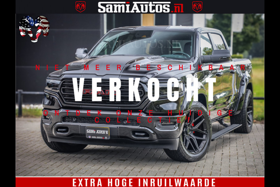 Dodge Ram 1500 THE HULK | CARBON | LIMITED 5.7 V8 | WIDE BODY KIT | RAMBOX | MULTI TAILGATE | LPG G3 | LUCHTVERING | ADAPTIVE | HUD | DIGI CLUSTER | DIGI MIRROR | 3500Kg
