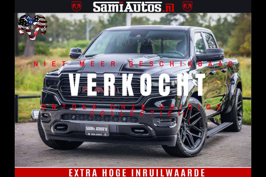 Dodge Ram 1500 THE HULK | CARBON | LIMITED 5.7 V8 | WIDE BODY KIT | RAMBOX | MULTI TAILGATE | LPG G3 | LUCHTVERING | ADAPTIVE | HUD | DIGI CLUSTER | DIGI MIRROR | 3500Kg