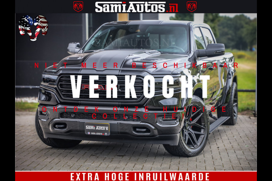 Dodge Ram 1500 THE HULK | CARBON | LIMITED 5.7 V8 | WIDE BODY KIT | RAMBOX | MULTI TAILGATE | LPG G3 | LUCHTVERING | ADAPTIVE | HUD | DIGI CLUSTER | DIGI MIRROR | 3500Kg