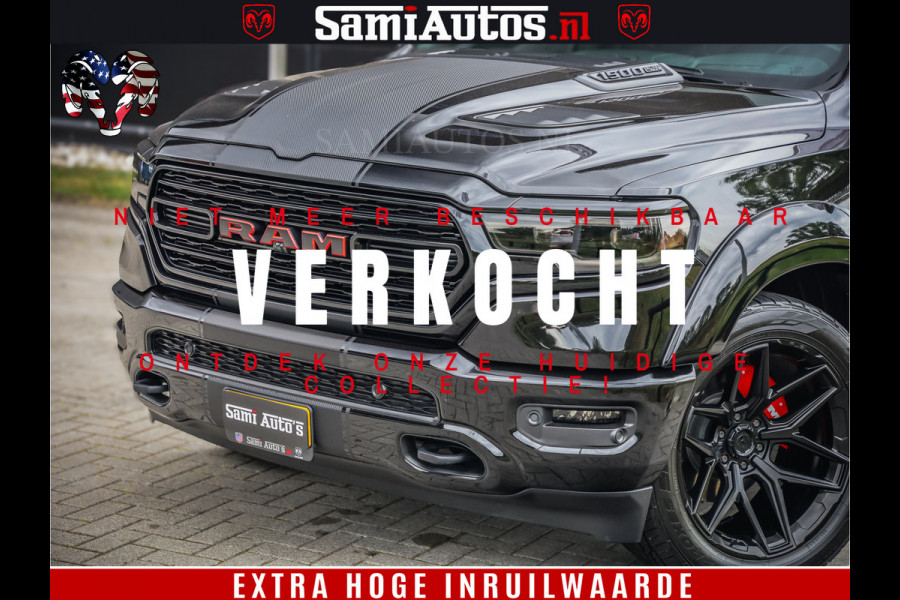 Dodge Ram 1500 THE HULK | CARBON | LIMITED 5.7 V8 | WIDE BODY KIT | RAMBOX | MULTI TAILGATE | LPG G3 | LUCHTVERING | ADAPTIVE | HUD | DIGI CLUSTER | DIGI MIRROR | 3500Kg