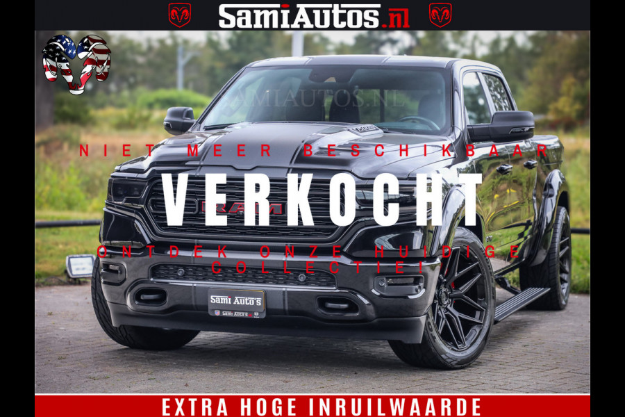 Dodge Ram 1500 THE HULK | CARBON | LIMITED 5.7 V8 | WIDE BODY KIT | RAMBOX | MULTI TAILGATE | LPG G3 | LUCHTVERING | ADAPTIVE | HUD | DIGI CLUSTER | DIGI MIRROR | 3500Kg