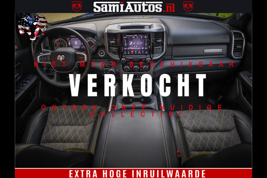 Dodge Ram 1500 Black Ops | Hemi 5.7 V8 4x4 | Panorama Dak | Night Edition | Alarm | Comfortabele Dubbele Cabine DC met Royale 5 Zitplaatsen | Alcantara / Leder | Alpine |