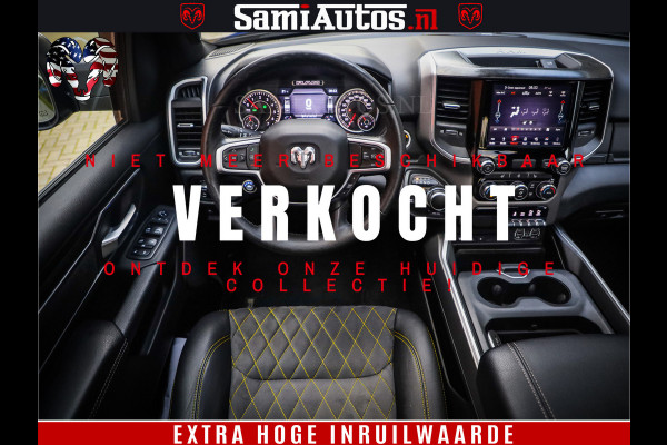 Dodge Ram 1500 Black Ops | Hemi 5.7 V8 4x4 | Panorama Dak | Night Edition | Alarm | Comfortabele Dubbele Cabine DC met Royale 5 Zitplaatsen | Alcantara / Leder | Alpine |