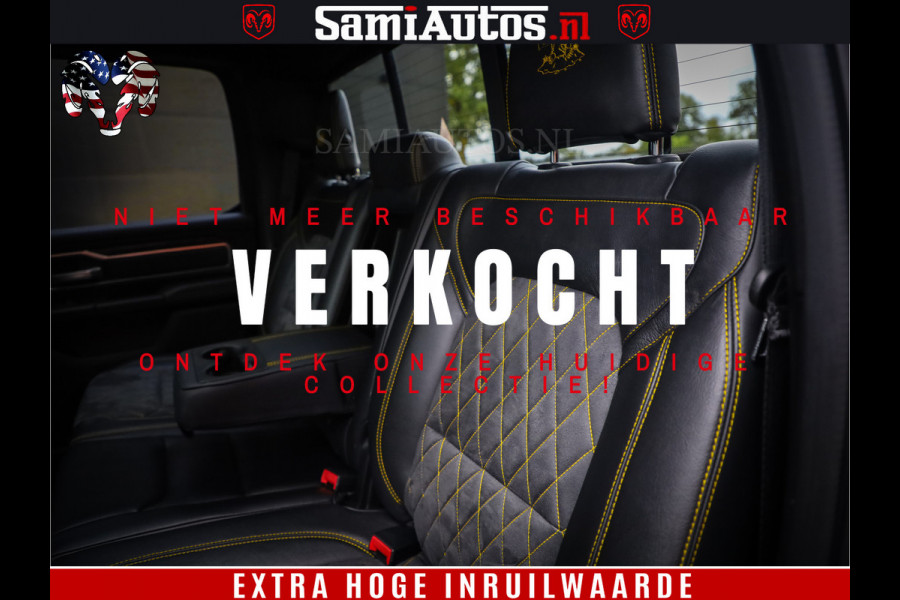 Dodge Ram 1500 Black Ops | Hemi 5.7 V8 4x4 | Panorama Dak | Night Edition | Alarm | Comfortabele Dubbele Cabine DC met Royale 5 Zitplaatsen | Alcantara / Leder | Alpine |
