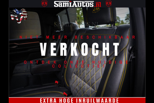 Dodge Ram 1500 Black Ops | Hemi 5.7 V8 4x4 | Panorama Dak | Night Edition | Alarm | Comfortabele Dubbele Cabine DC met Royale 5 Zitplaatsen | Alcantara / Leder | Alpine |