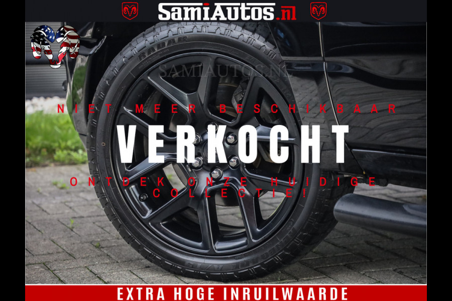 Dodge Ram 1500 Black Ops | Hemi 5.7 V8 4x4 | Panorama Dak | Night Edition | Alarm | Comfortabele Dubbele Cabine DC met Royale 5 Zitplaatsen | Alcantara / Leder | Alpine |
