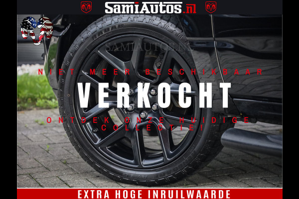 Dodge Ram 1500 Black Ops | Hemi 5.7 V8 4x4 | Panorama Dak | Night Edition | Alarm | Comfortabele Dubbele Cabine DC met Royale 5 Zitplaatsen | Alcantara / Leder | Alpine |