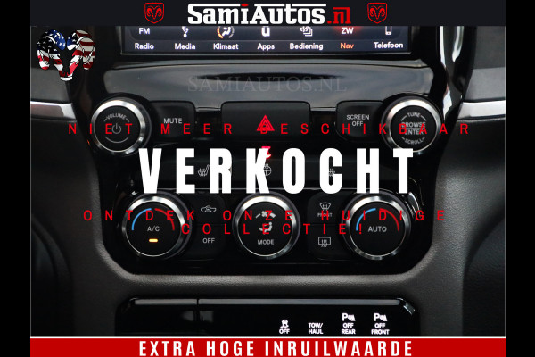 Dodge Ram 1500 Black Ops | Hemi 5.7 V8 4x4 | Panorama Dak | Night Edition | Alarm | Comfortabele Dubbele Cabine DC met Royale 5 Zitplaatsen | Alcantara / Leder | Alpine |