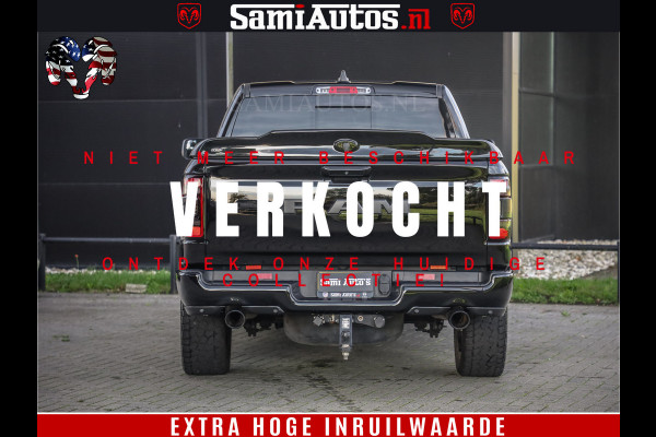 Dodge Ram 1500 Black Ops | Hemi 5.7 V8 4x4 | Panorama Dak | Night Edition | Alarm | Comfortabele Dubbele Cabine DC met Royale 5 Zitplaatsen | Alcantara / Leder | Alpine |