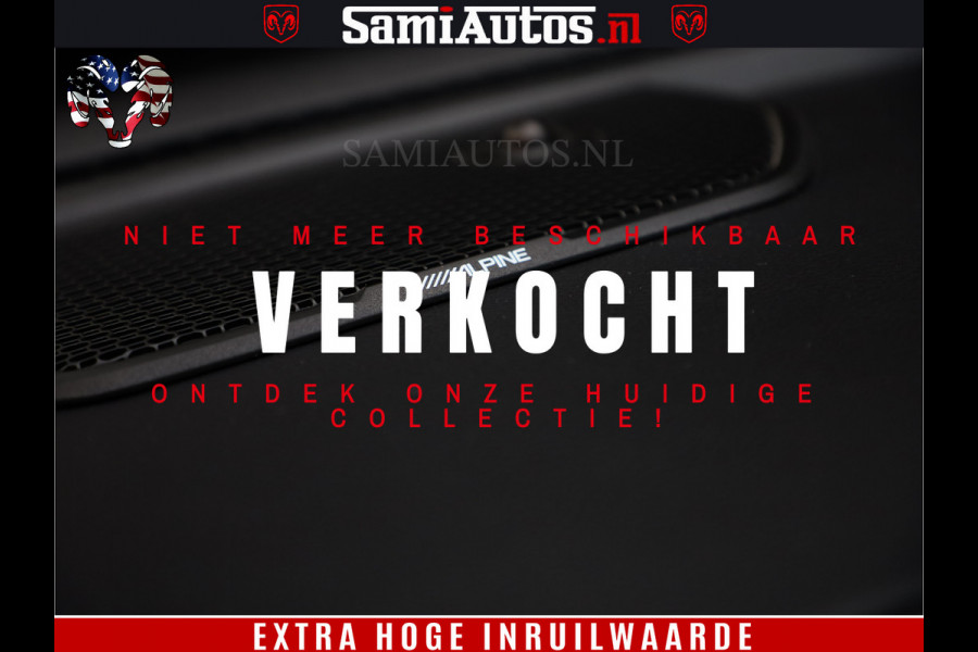 Dodge Ram 1500 Black Ops | Hemi 5.7 V8 4x4 | Panorama Dak | Night Edition | Alarm | Comfortabele Dubbele Cabine DC met Royale 5 Zitplaatsen | Alcantara / Leder | Alpine |