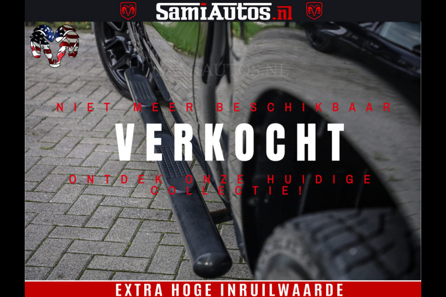 Dodge Ram 1500 Black Ops | Hemi 5.7 V8 4x4 | Panorama Dak | Night Edition | Alarm | Comfortabele Dubbele Cabine DC met Royale 5 Zitplaatsen | Alcantara / Leder | Alpine |