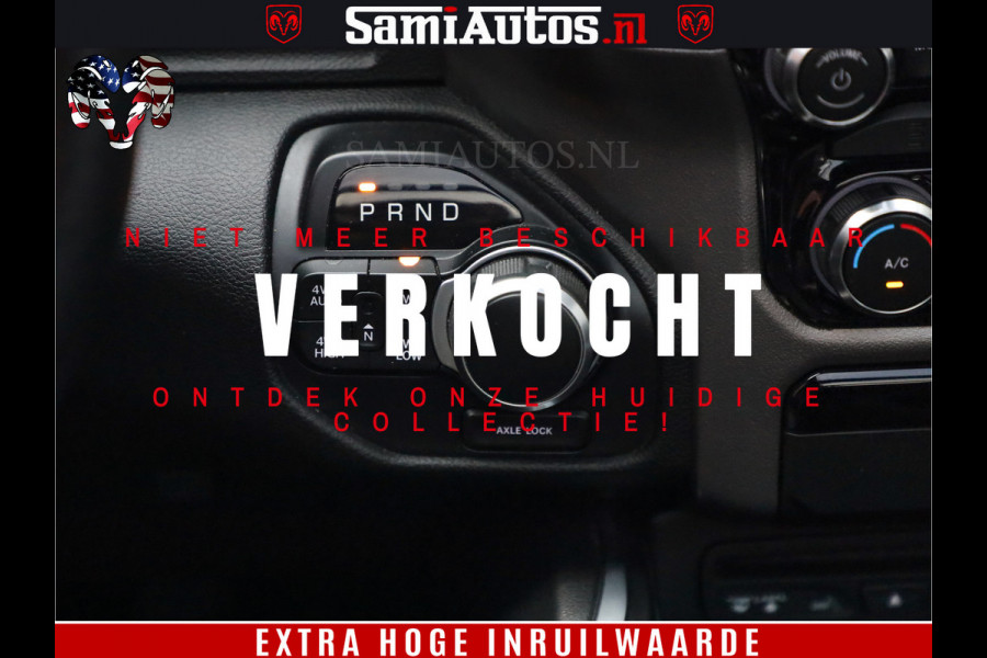 Dodge Ram 1500 Black Ops | Hemi 5.7 V8 4x4 | Panorama Dak | Night Edition | Alarm | Comfortabele Dubbele Cabine DC met Royale 5 Zitplaatsen | Alcantara / Leder | Alpine |