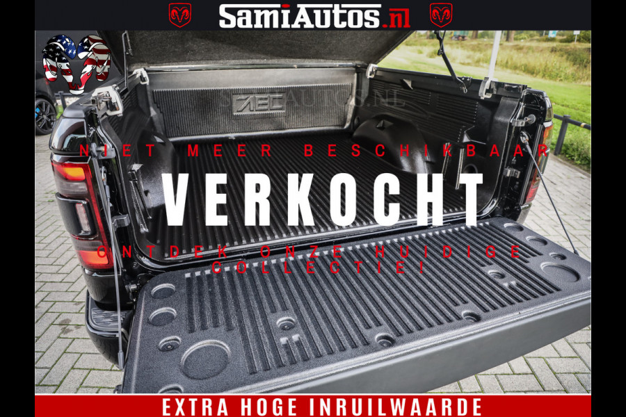 Dodge Ram 1500 Black Ops | Hemi 5.7 V8 4x4 | Panorama Dak | Night Edition | Alarm | Comfortabele Dubbele Cabine DC met Royale 5 Zitplaatsen | Alcantara / Leder | Alpine |