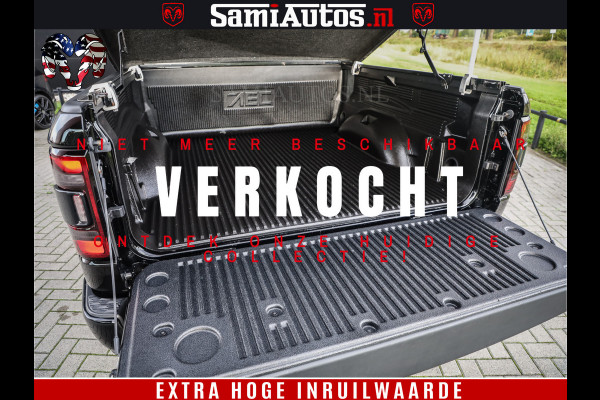 Dodge Ram 1500 Black Ops | Hemi 5.7 V8 4x4 | Panorama Dak | Night Edition | Alarm | Comfortabele Dubbele Cabine DC met Royale 5 Zitplaatsen | Alcantara / Leder | Alpine |