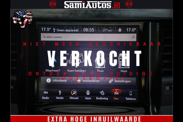 Dodge Ram 1500 Black Ops | Hemi 5.7 V8 4x4 | Panorama Dak | Night Edition | Alarm | Comfortabele Dubbele Cabine DC met Royale 5 Zitplaatsen | Alcantara / Leder | Alpine |