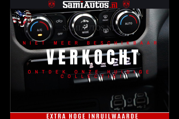 Dodge Ram 1500 Black Ops | Hemi 5.7 V8 4x4 | Panorama Dak | Night Edition | Alarm | Comfortabele Dubbele Cabine DC met Royale 5 Zitplaatsen | Alcantara / Leder | Alpine |