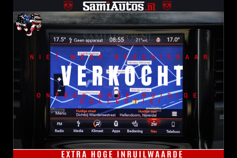 Dodge Ram 1500 Black Ops | Hemi 5.7 V8 4x4 | Panorama Dak | Night Edition | Alarm | Comfortabele Dubbele Cabine DC met Royale 5 Zitplaatsen | Alcantara / Leder | Alpine |