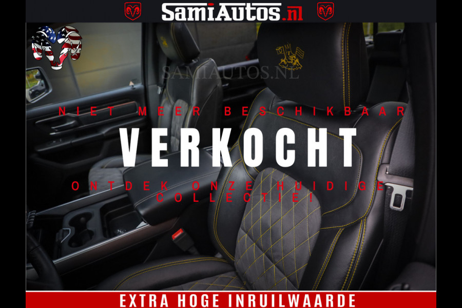 Dodge Ram 1500 Black Ops | Hemi 5.7 V8 4x4 | Panorama Dak | Night Edition | Alarm | Comfortabele Dubbele Cabine DC met Royale 5 Zitplaatsen | Alcantara / Leder | Alpine |