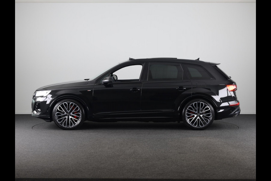 Audi Q7 60 TFSI e quattro Pro Line S Competition 490pk | Panoramdak | B&O Premium Soundsystem | ELektrisch verstl stoelen met geheugen | HD Matrix | Servo sluiting | Trekhaak