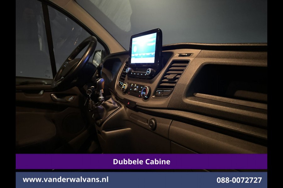 Ford Transit Custom 2.0 TDCI 131pk L2H1 Dubbele Cabine Euro6 Airco | 2x zijdeur | 5-Zits | Navigatie | 2800kg Trekhaak Apple Carplay, Android Auto, LED, Cruisecontrol, Parkeersensoren, Stoelverwarming