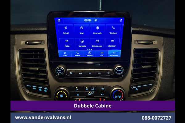 Ford Transit Custom 2.0 TDCI 131pk L2H1 Dubbele Cabine Euro6 Airco | 2x zijdeur | 5-Zits | Navigatie | 2800kg Trekhaak Apple Carplay, Android Auto, LED, Cruisecontrol, Parkeersensoren, Stoelverwarming