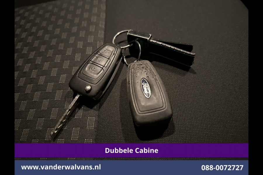 Ford Transit Custom 2.0 TDCI 131pk L2H1 Dubbele Cabine Euro6 Airco | 2x zijdeur | 5-Zits | Navigatie | 2800kg Trekhaak Apple Carplay, Android Auto, LED, Cruisecontrol, Parkeersensoren, Stoelverwarming