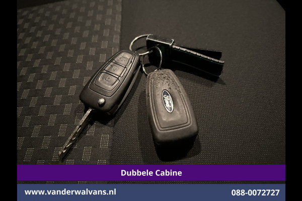 Ford Transit Custom 2.0 TDCI 131pk L2H1 Dubbele Cabine Euro6 Airco | 2x zijdeur | 5-Zits | Navigatie | 2800kg Trekhaak Apple Carplay, Android Auto, LED, Cruisecontrol, Parkeersensoren, Stoelverwarming