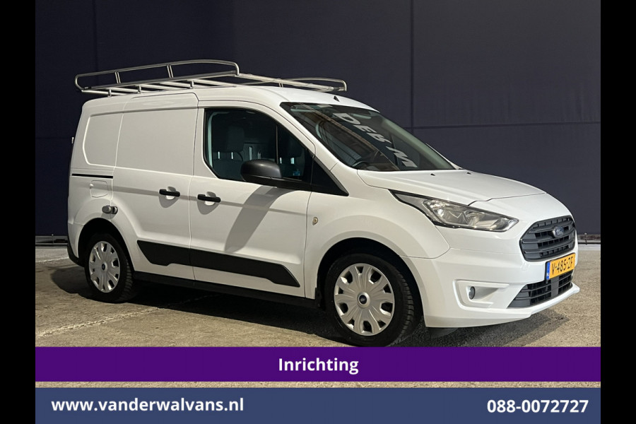 Ford Transit Connect 1.5 EcoBlue 100pk L1H1 Inrichting Euro6 Airco | Imperiaal | Trekhaak | Cruisecontrol | Verwarmde voorruit Zijdeur