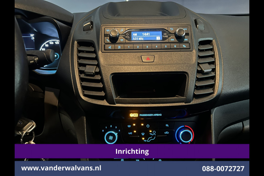 Ford Transit Connect 1.5 EcoBlue 100pk L1H1 Inrichting Euro6 Airco | Imperiaal | Trekhaak | Cruisecontrol | Verwarmde voorruit Zijdeur