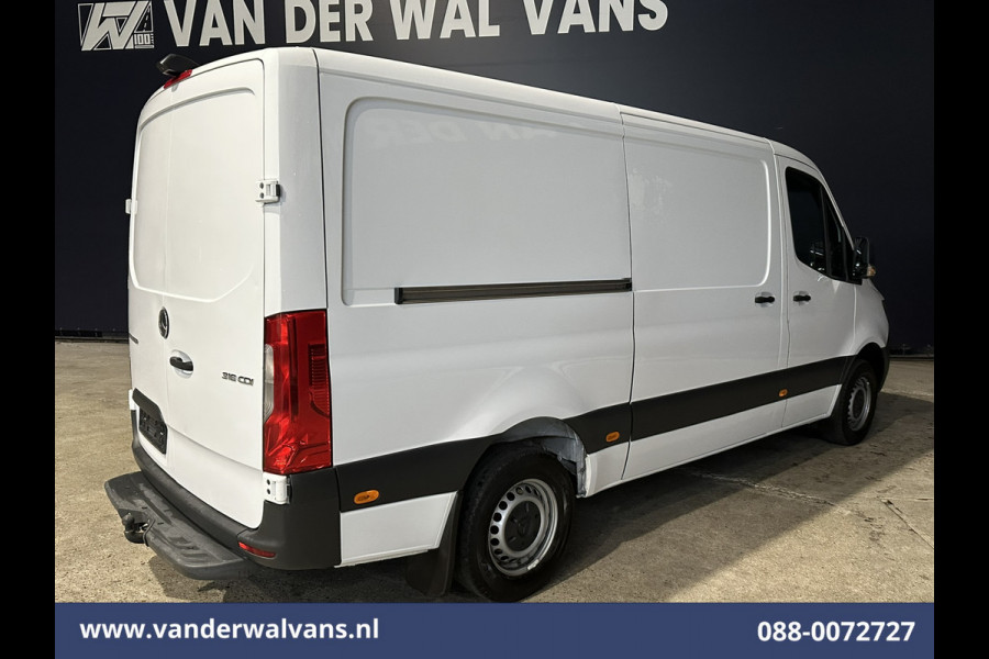 Mercedes-Benz Sprinter 316 CDI 163pk L2H1 Euro6 Airco | Camera | Navigatie | Apple Carplay | Android Auto | Chauffeursstoel Cruisecontrol, Trekhaak, Bijrijdersbank