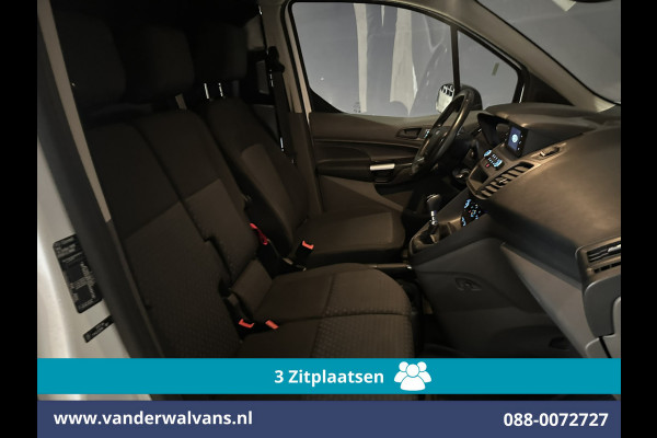 Ford Transit Connect 1.5 EcoBlue 100pk L2H1 Euro6 Airco | 3-Zits | Cruisecontrol | Stoelverwarming | Verwarmde voorruit Parkeersensoren, Bijrijdersbank