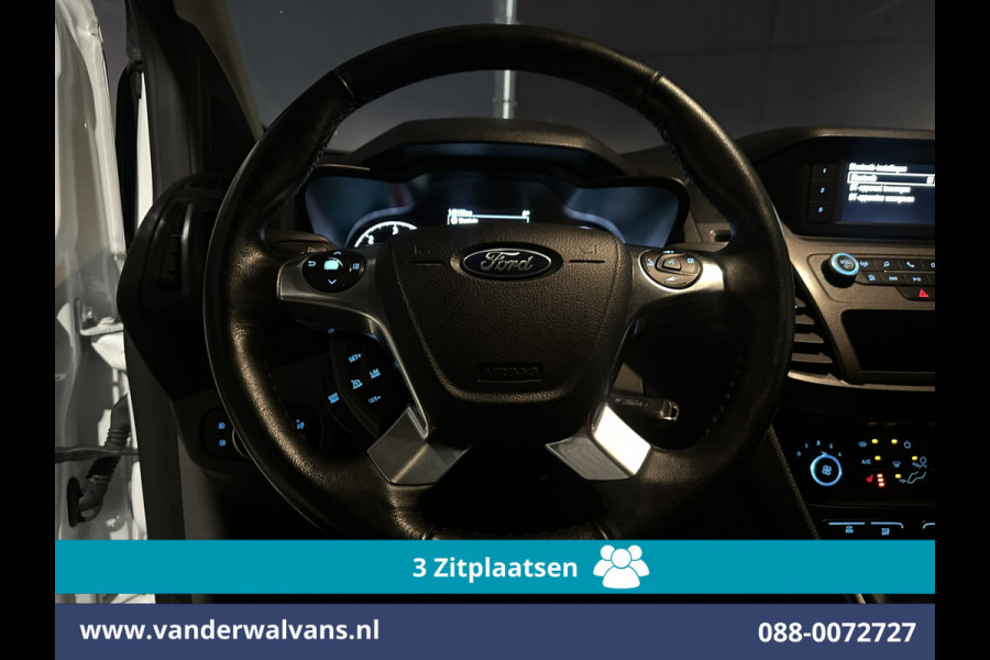 Ford Transit Connect 1.5 EcoBlue 100pk L2H1 Euro6 Airco | 3-Zits | Cruisecontrol | Stoelverwarming | Verwarmde voorruit Parkeersensoren, Bijrijdersbank