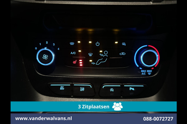 Ford Transit Connect 1.5 EcoBlue 100pk L2H1 Euro6 Airco | 3-Zits | Cruisecontrol | Stoelverwarming | Verwarmde voorruit Parkeersensoren, Bijrijdersbank