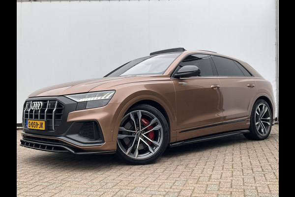 Audi Q8 4.0 TDI SQ8 NightVision Carboninleg B&O Sfeerverl HUD 360° Trekhaak