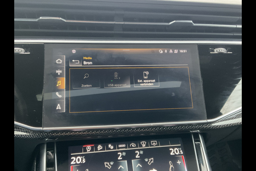 Audi Q8 4.0 TDI SQ8 NightVision Carboninleg B&O Sfeerverl HUD 360° Trekhaak