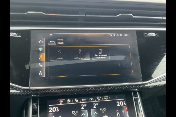 Audi Q8 4.0 TDI SQ8 NightVision Carboninleg B&O Sfeerverl HUD 360° Trekhaak
