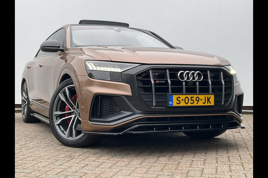 Audi Q8 4.0 TDI SQ8 NightVision Carboninleg B&O Sfeerverl HUD 360° Trekhaak