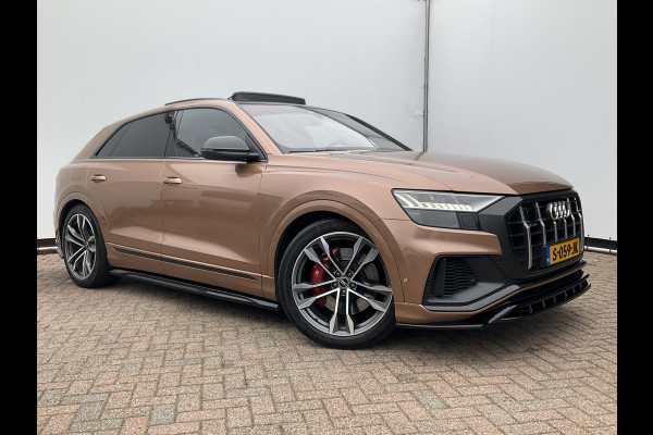 Audi Q8 4.0 TDI SQ8 NightVision Carboninleg B&O Sfeerverl HUD 360° Trekhaak