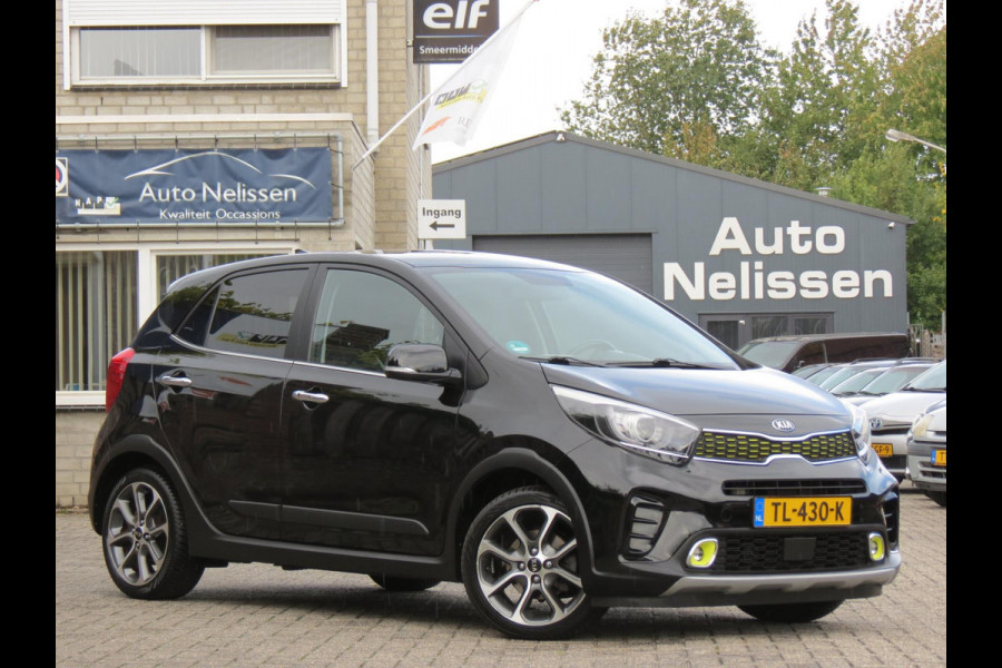 Kia Picanto 1.2 CVVT X-Line | LEDER | STUUR+STOELVERWARMING | CAMERA | CARPLAY | NAVI | CLIMA | KEYLESS | CRUISE CONTROL | DAB+ |