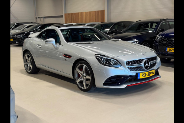 Mercedes-Benz SLC 200 AMG Red Art Edition, NAP, Carplay, Navi, Ambiënte Light, Leder, Clima, PDC, Bluetooth/Tel, Voll Onderhoud