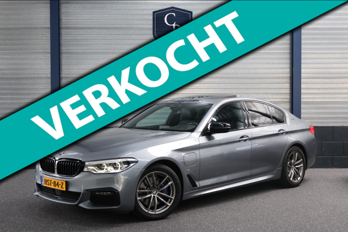 BMW 5 Serie 530e iPerformance M-Sport LED/VIRTUAL/SFEER/PANO/LEER+S.VERWARMING+MEMORY/LMV/CAM/CRUISE/ECC/12 MND GARANTIE!