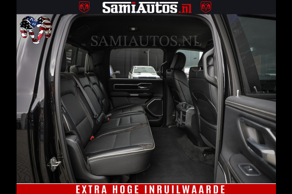 Dodge Ram 1500 BLACK EDITION | 4X4 5.7 V8 | PRINS LPG | CAMERA | APPLE CARPLAY | 3500KG | 22INCH NIGHT | FULL LED | ADAPTIVE CRUISE | MEMORY SEATS | LEDER | DUBBELE CABINE | CREWCAB