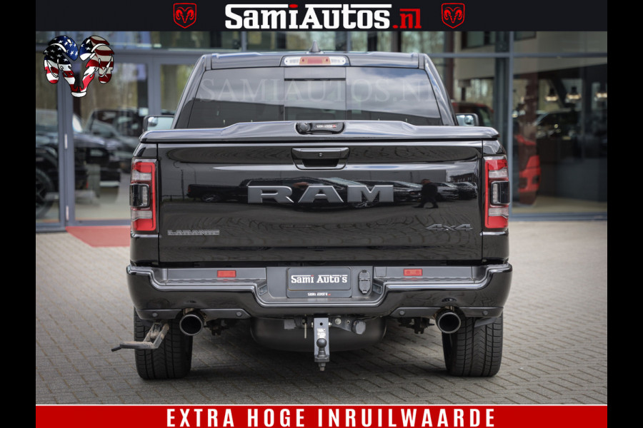 Dodge Ram 1500 BLACK EDITION | 4X4 5.7 V8 | PRINS LPG | CAMERA | APPLE CARPLAY | 3500KG | 22INCH NIGHT | FULL LED | ADAPTIVE CRUISE | MEMORY SEATS | LEDER | DUBBELE CABINE | CREWCAB