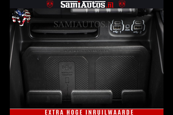 Dodge Ram 1500 BLACK EDITION | 4X4 5.7 V8 | PRINS LPG | CAMERA | APPLE CARPLAY | 3500KG | 22INCH NIGHT | FULL LED | ADAPTIVE CRUISE | MEMORY SEATS | LEDER | DUBBELE CABINE | CREWCAB